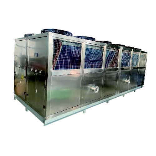 เครื่องทำน้ำเย็นอุณหภูมิกลางแบบสกรู ระบายด้วยอากาศ – Screw Air-Cooled Medium-Temperature Chiller